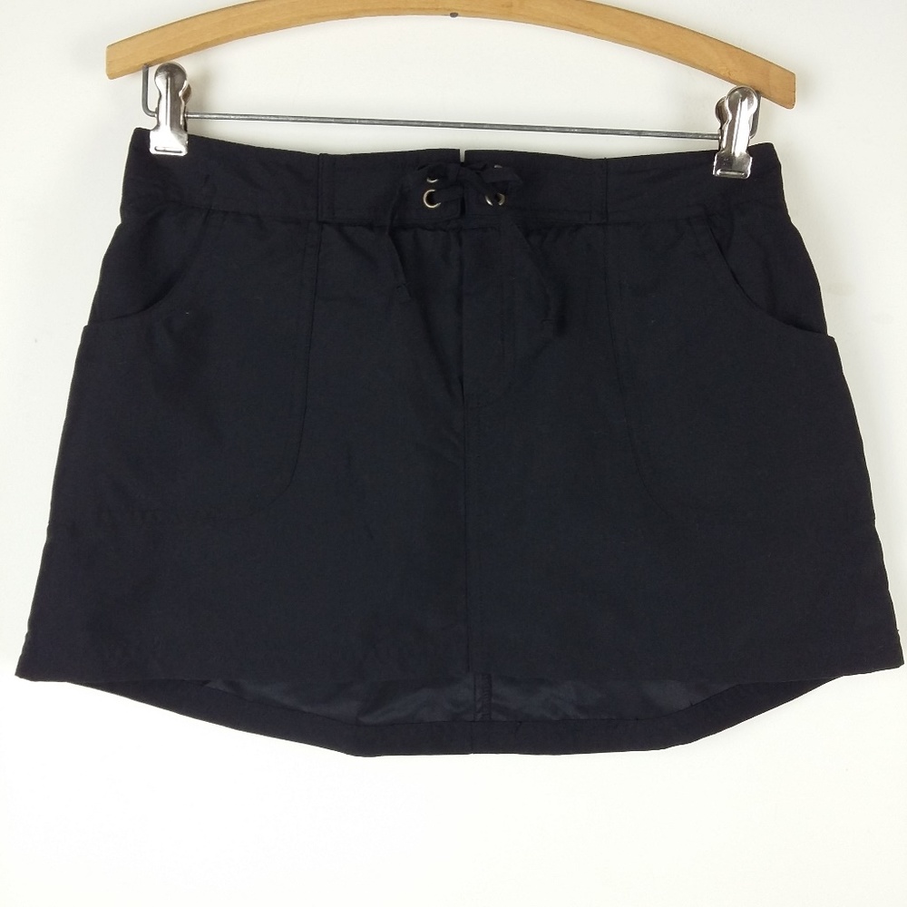 Merona Casual Black Athleisure Skirt Skort